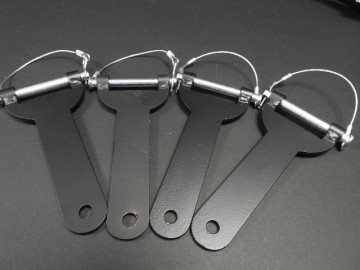 RAMJET Blower Restraint Header Brackets and Pins (4) Tie Down